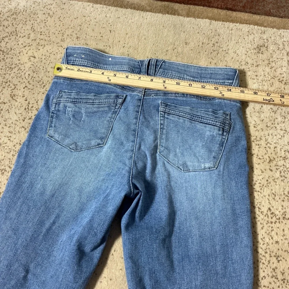 Democracy Ab Technology Skinny Jeans Womens 6 Blue Stretch Denim Tummy Control